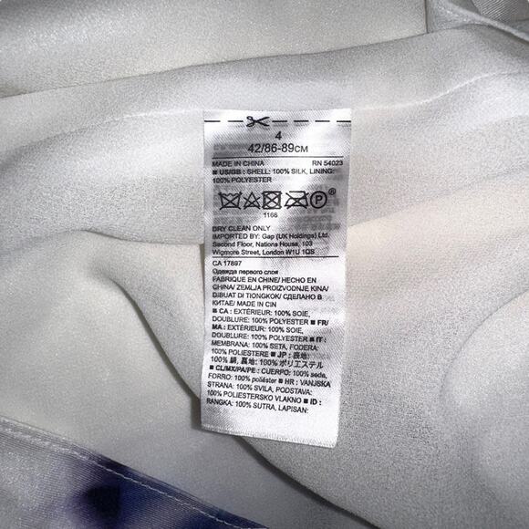 NWOT Banana Republic X Piece & Co Limited Edition One Shoulder Abstract Top 4 - Picture 4 of 7